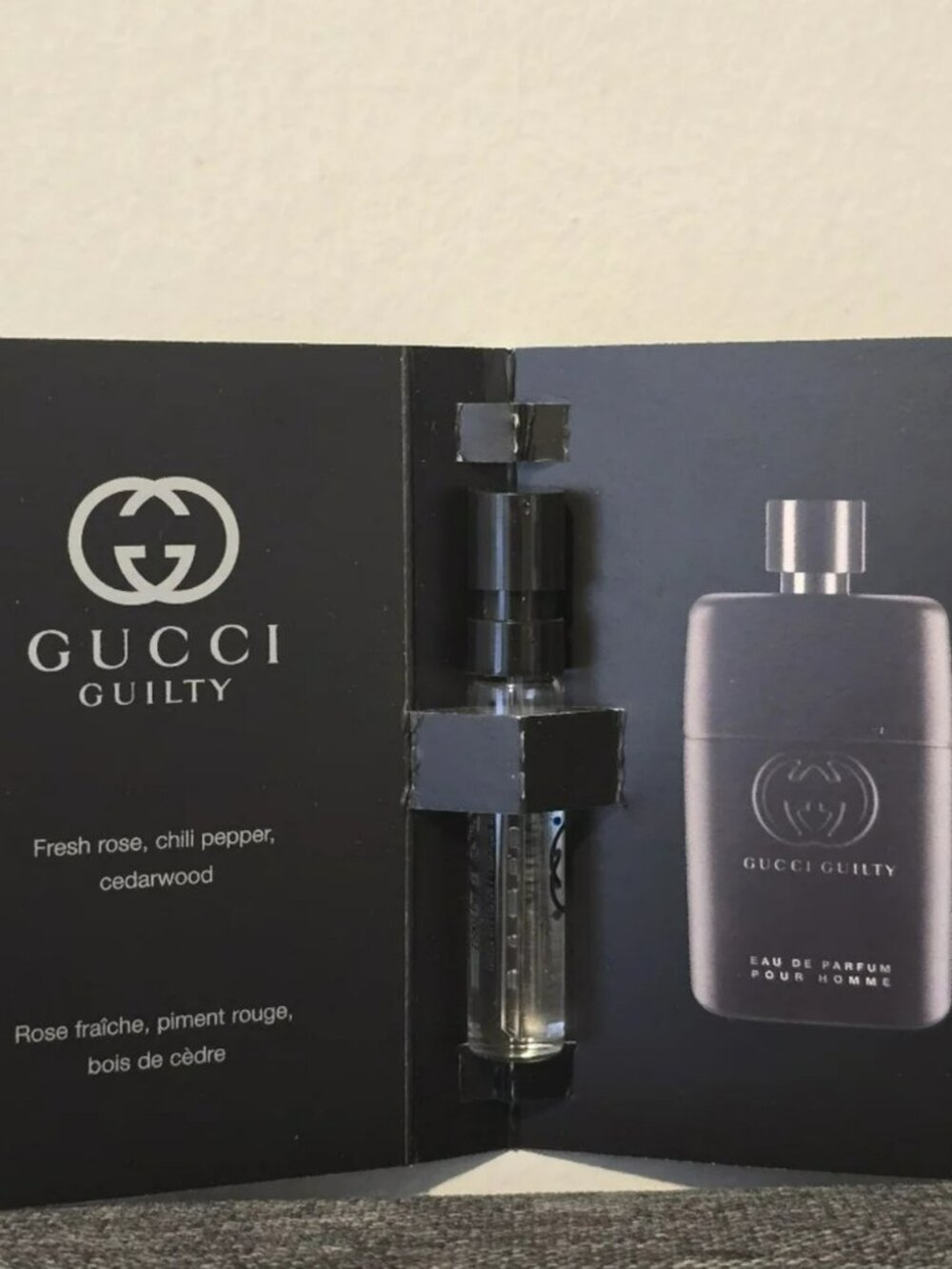 Gucci Guilty EDP Sample NEW Men's Homme